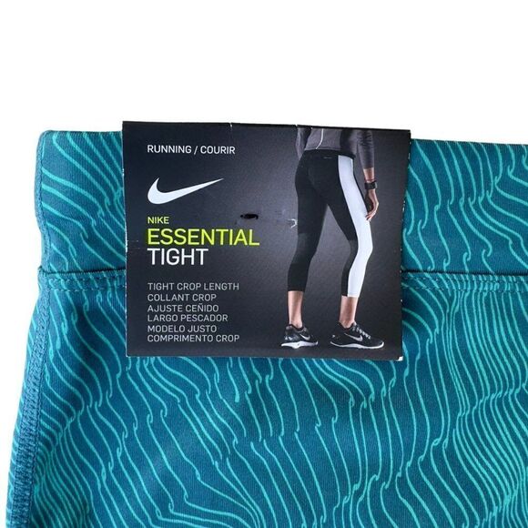 Nike Essential Dri-Fit Tight Crop Running Leggings 848586-346 Women's 2X - Picture 4 of 9